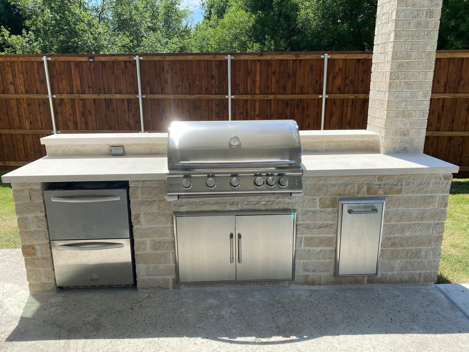 Outdoor kitchen in DFW
